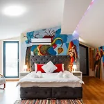 Artistic Loft Panoramic View Center 公寓