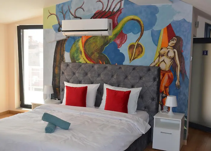 公寓 Artistic Loft With Amazing View 普罗夫迪夫