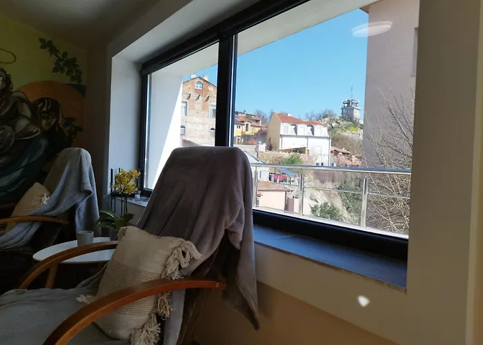 公寓 Artistic Loft With Amazing View 普罗夫迪夫