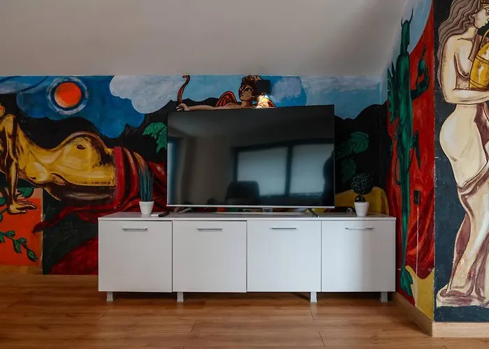 公寓 Artistic Loft With Amazing View