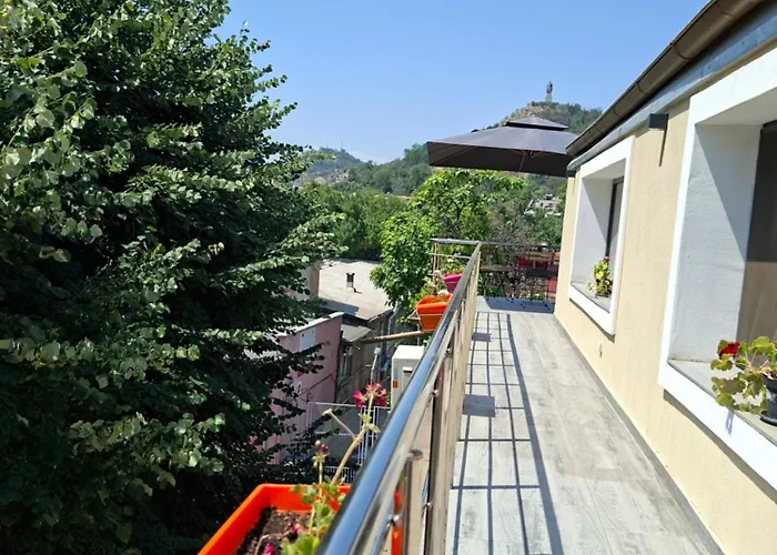 公寓 Artistic Loft With Amazing View